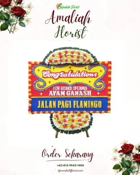 Sewa Papan Bunga Gaga